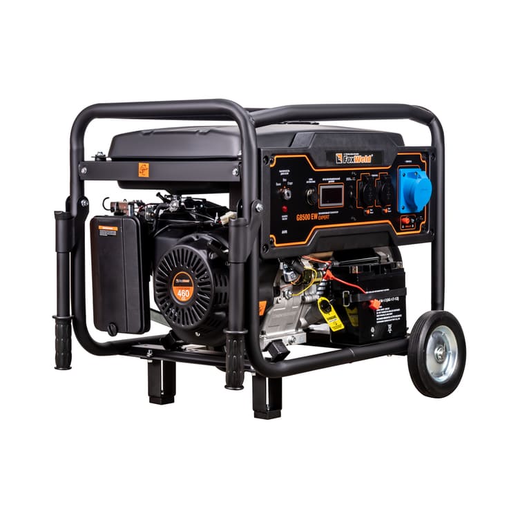 общий вид модели генератор бензиновый foxweld expert g8500 ew