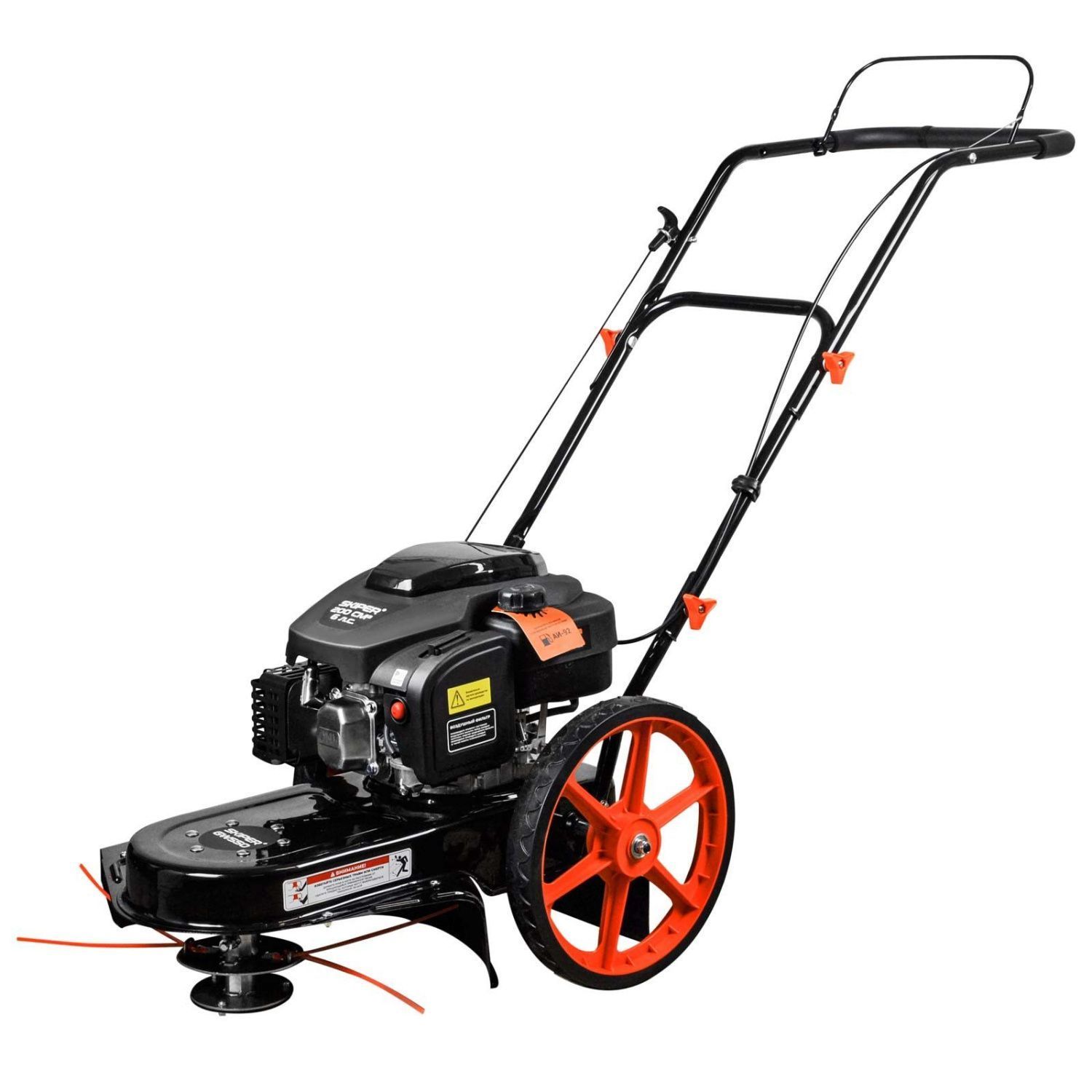 вид модели газонокосилка бензиновая skiper gw550