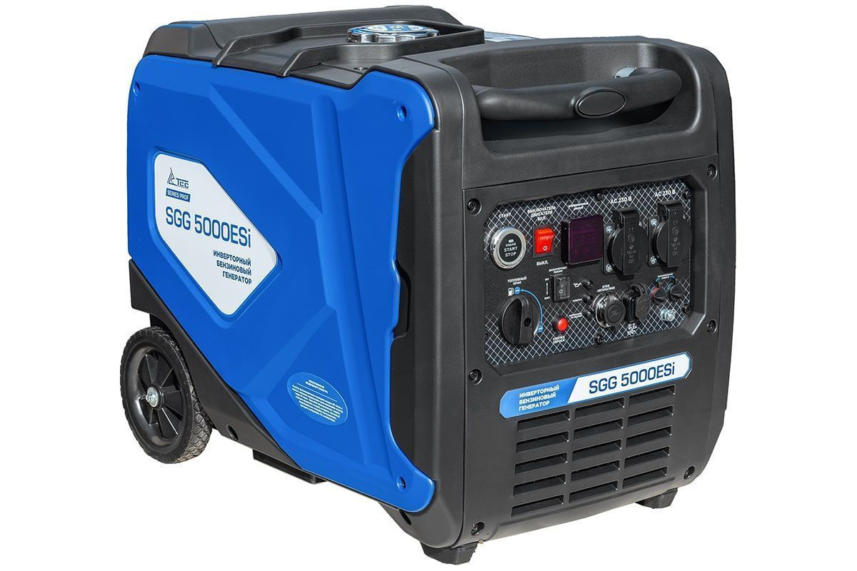 вид модели генератор бензиновый инверторный sgg 5000esi