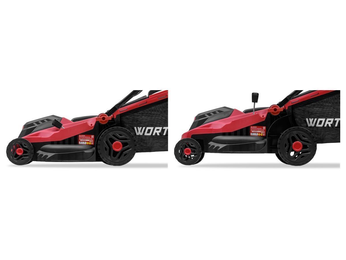 вид модели газонокосилка электрическая wortex lm 3816