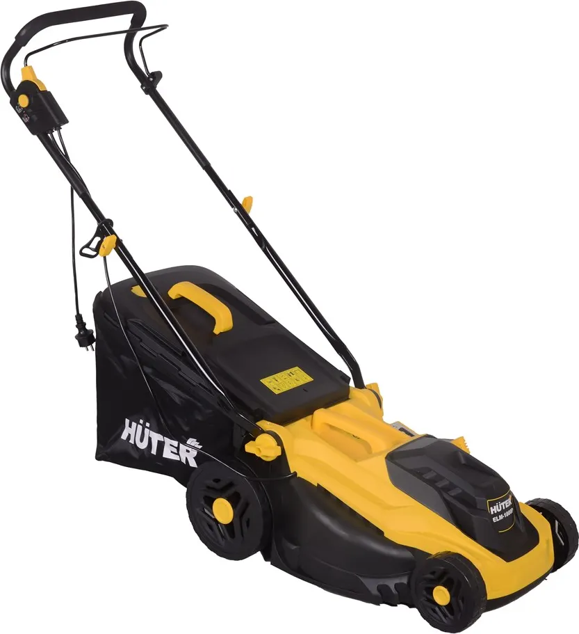 вид модели газонокосилка электрическая huter elm-1800p