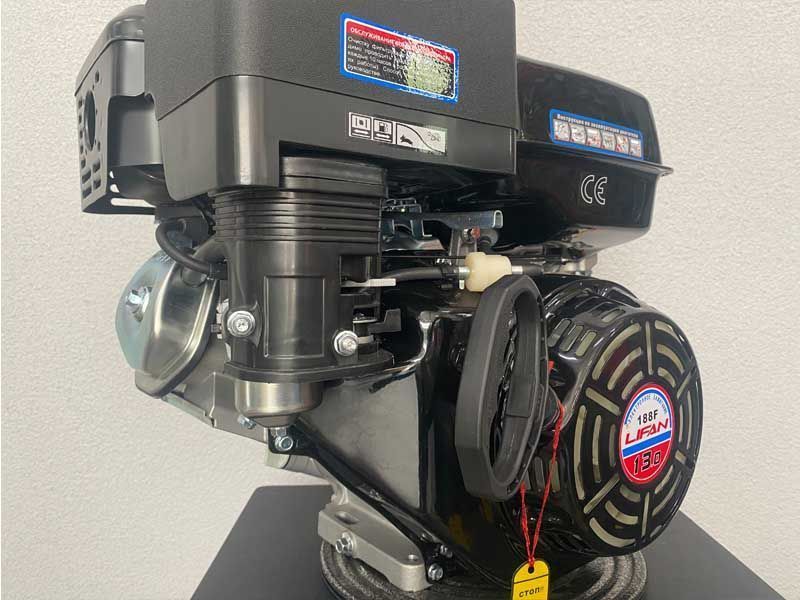 вид модели двигатель lifan 188f (вал 25мм под шпонку)