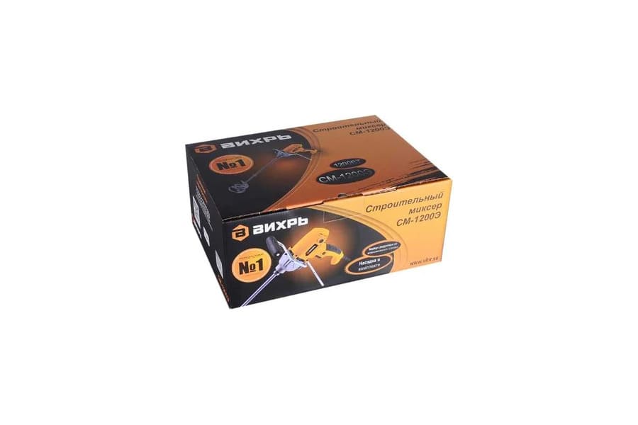 вид модели строительный миксер вихрь см-1200э