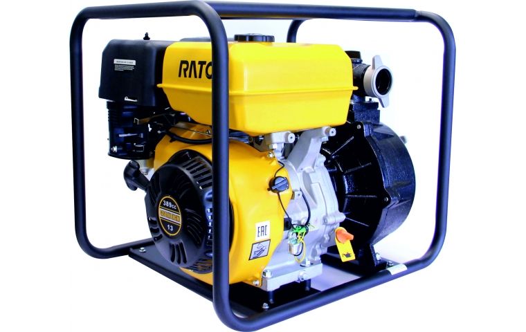 вид модели мотопомпа бензиновая rato rt50yb100-7.2q