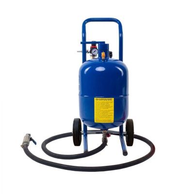 ПЕСКОСТРУЙНЫЙ АППАРАТ БУЛАТ 30л синий