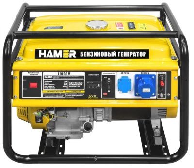 Бензиновый генератор HAMER 11000М  Бензиновый генератор HAMER 11000М