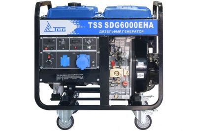 Дизель генератор TSS SDG 6000EHA вид модели дизель генератор tss sdg 6000eha