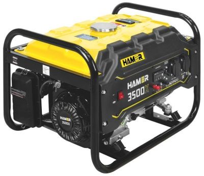 вид модели бензиновый генератор hamer 3500x (0574u) уценка