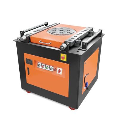 вид модели станок для гибки арматуры vektor gw32sa (c доводчиком)