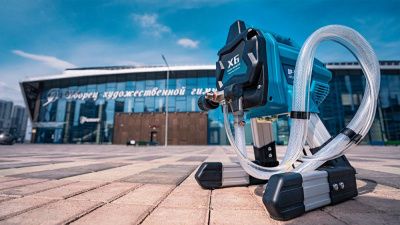 вид модели безвоздушный окрасочный аппарат dp-x6