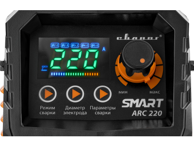 вид модели сварочный аппарат инверторный arc 220 "real smart" (z28403)