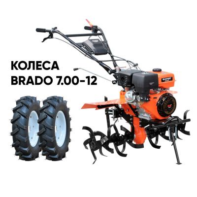 вид модели мотоблок skiper sp-1400se expert + колеса brado 7.00-12 (комплект)