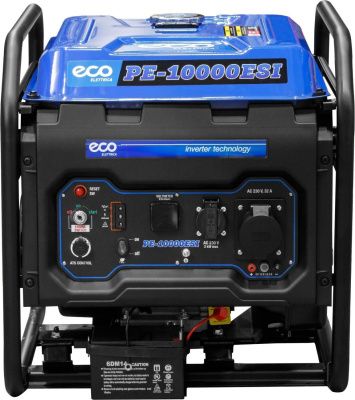 вид модели генератор инверторный бензиновый eco pe-10000esi