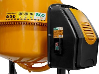вид модели бетономешалка eco cm-200