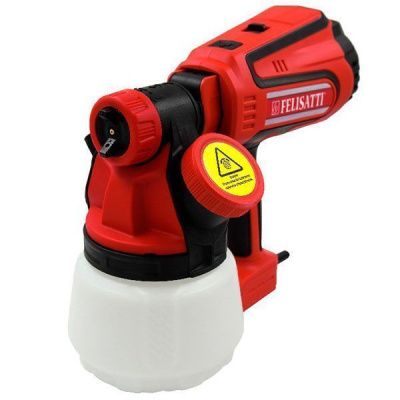 вид модели краскопульт электрический felisatti, 750, 750 вт, 1200 мл/мин, давление 0,2 бар