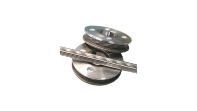 общий вид модели комплект роликов «гирлянда» на профильную трубу сечением 10х10 мм