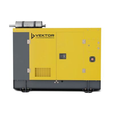 вид модели генератор дизельный vektor ad-50y-t400 в кожухе