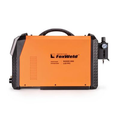 вид модели сварочный полуавтомат foxweld saggio 2000 lcd pfc (5в1)