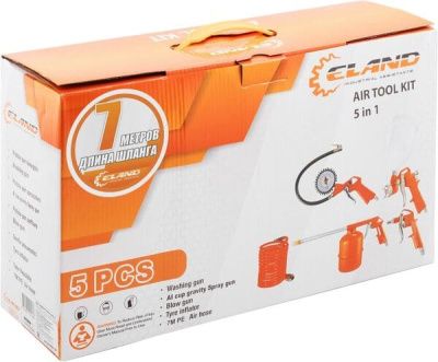 вид модели набор пневмоинструмента eland 5 in 1
