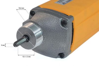 вид модели электропривод эп-1.3/220 ш с узо (шестигранник) к глуб. вибратору тсс