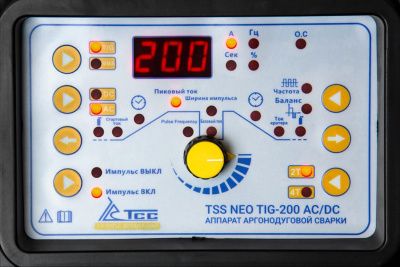 вид модели аппарат аргонодуговой сварки tss neo tig-200 ac/dc