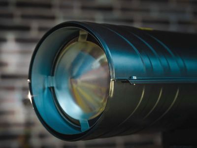 вид модели пушка тепловая дизельная проф. прямого нагрева с датчиком температуры dh-50 (50 квт), hamer