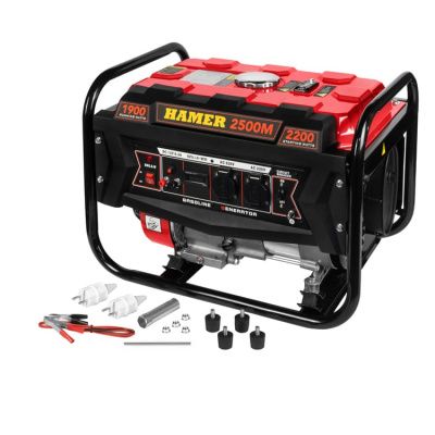 Генератор бензиновый HAMER 2500M вид модели генератор бензиновый hamer 2500m