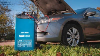 вид модели пуско-зарядное устройство hamer cd750