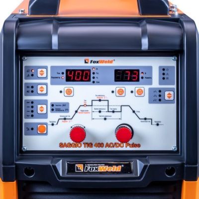 вид модели аппарат аргонодуговой сварки foxweld saggio tig 400 ac/dc pulse