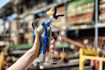 Пистолет для безвоздушных окрасочных аппаратов DP-600 вид модели пистолет для безвоздушных окрасочных аппаратов dp-600