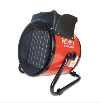 Пушка тепловая электрическая ТЭПК-5000K (керам.нагревательный элемент,круглая) Ресанта