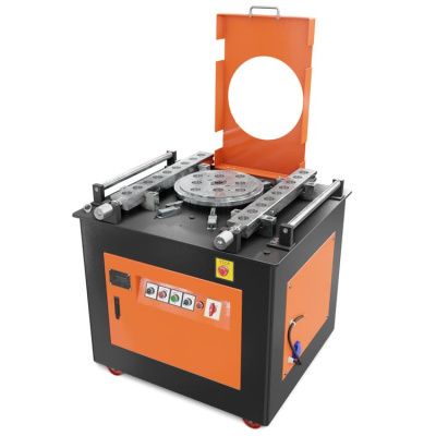 вид модели станок для гибки арматуры vektor gw32sa (c доводчиком)