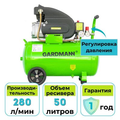 вид модели компрессор воздушный gardmann gmc-503