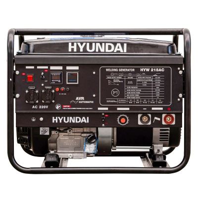 вид модели генератор бензиновый hyundai hyw215ac