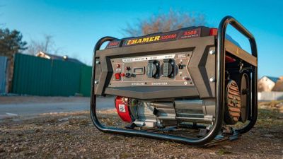 вид модели бензогенератор hamer 3500m (0586u) уценка