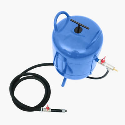 вид модели пескоструйный аппарат булат 20л синий