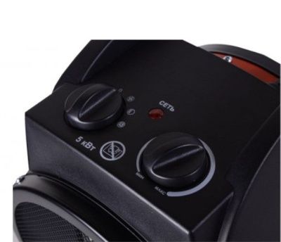 вид модели пушка тепловая электрическая тэпк-5000к1 ресанта (керам.нагревательный элемент)