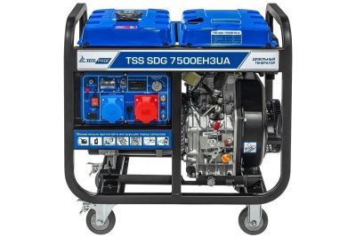 вид модели генератор дизельный tss sdg 7500eh3ua