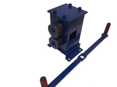 вид модели станок усиление профильной трубы (3 ручья)