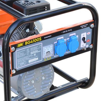 Электростанция SBK BG4100S вид модели электростанция sbk bg4100s