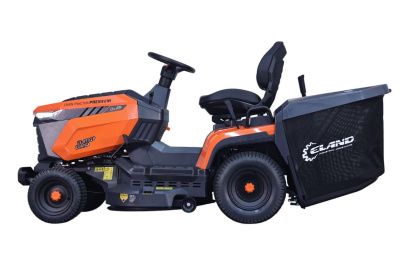 вид модели газонокосилка бензиновая самоходная с сиденьем (райдер) eland lt-4510p