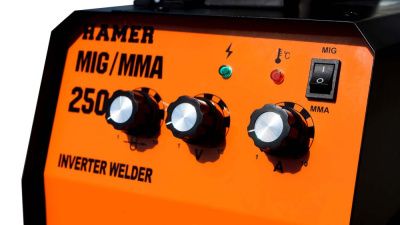 вид модели сварочный полуавтомат hamer mig/mma-250