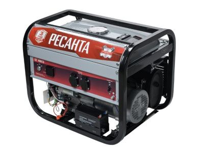 вид модели генератор бензиновый ресанта бг 4000 э
