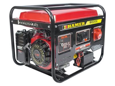 Бензогенератор HAMER 8000E (134U) Уценка Бензогенератор HAMER 8000E (134U) Уценка