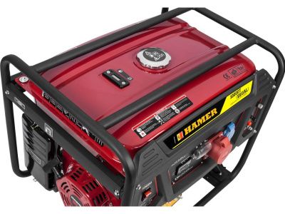 вид модели бензогенератор hamer 10000t-equal
