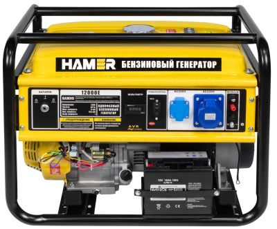 Бензиновый генератор HAMER 12000E Бензиновый генератор HAMER 12000E