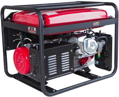 вид модели бензогенератор hamer 6000e-pro