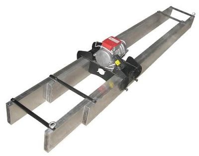 вид модели виброрейка для работы по направляющим hamer ge-3,5/6