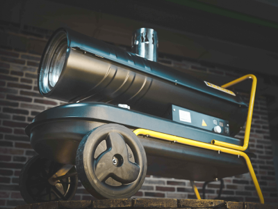 вид модели пушка тепловая дизельная проф. непрямого нагрева с датчиком температуры dh-30b (30 квт), hamer