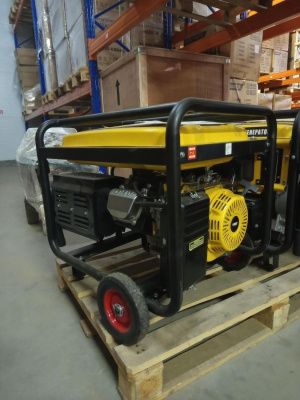 вид модели бензиновый генератор hamer 12000e(в комплекте колеса и ручки) (0571u) уценка